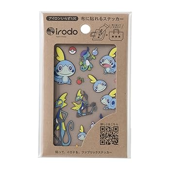 irodo ポケモン まとめ売り Amazon.co.jp: ポケモンセンターオリジナル 布用ステッカーirodo